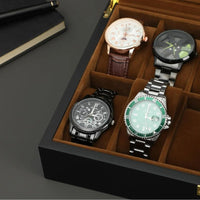 12-Compartment Watch Box