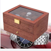 Wooden watch box with 20 compartments
