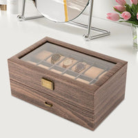 Wooden Watch Box with 24 Compartments