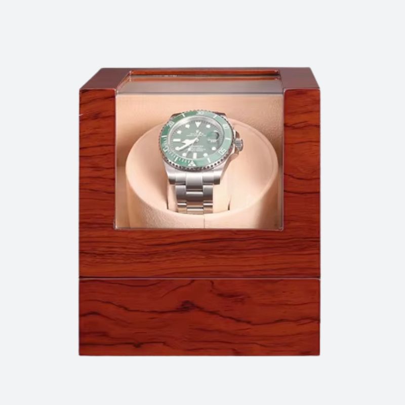 Wooden and Automatic Watch Box