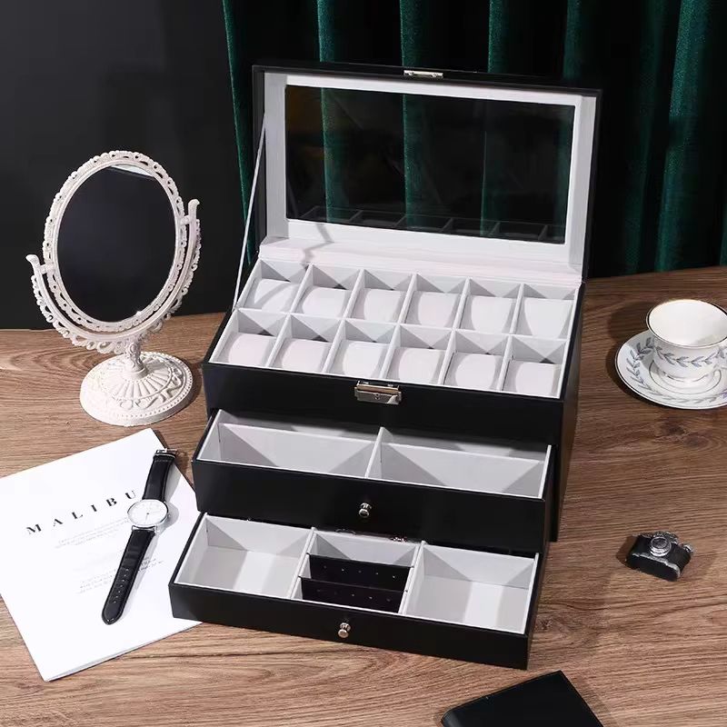 Leather Watch Box and Storage
