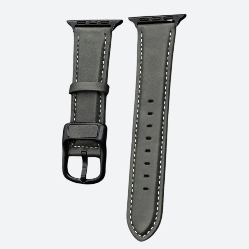 Stitched Leather Watch Strap