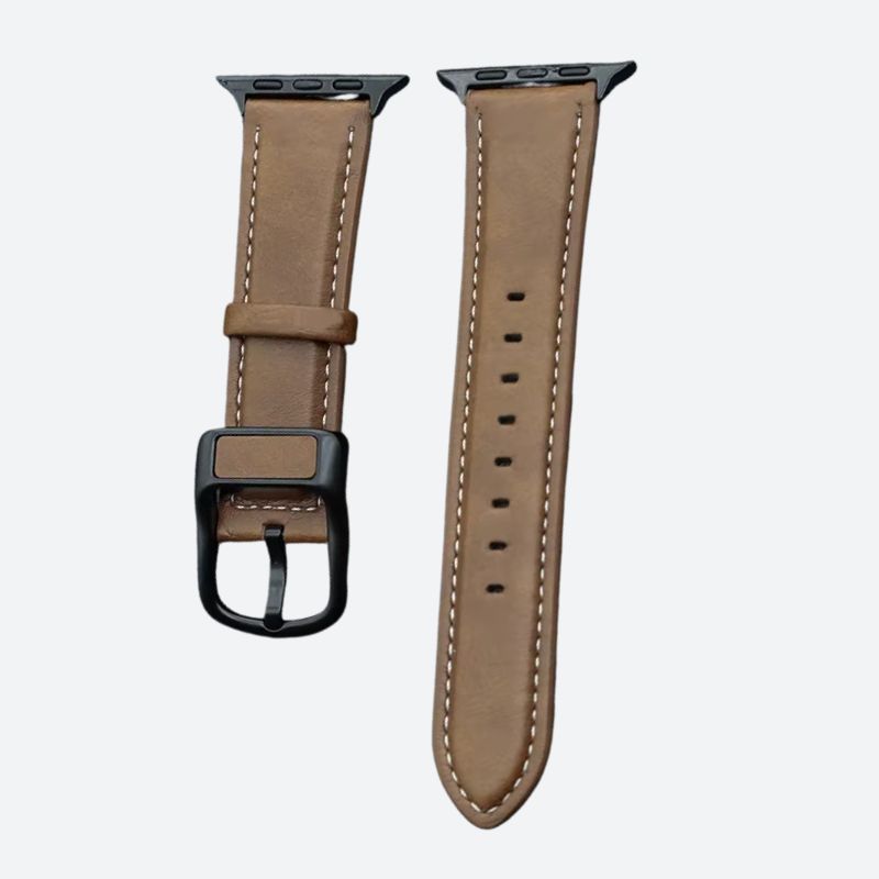 Stitched Leather Watch Strap