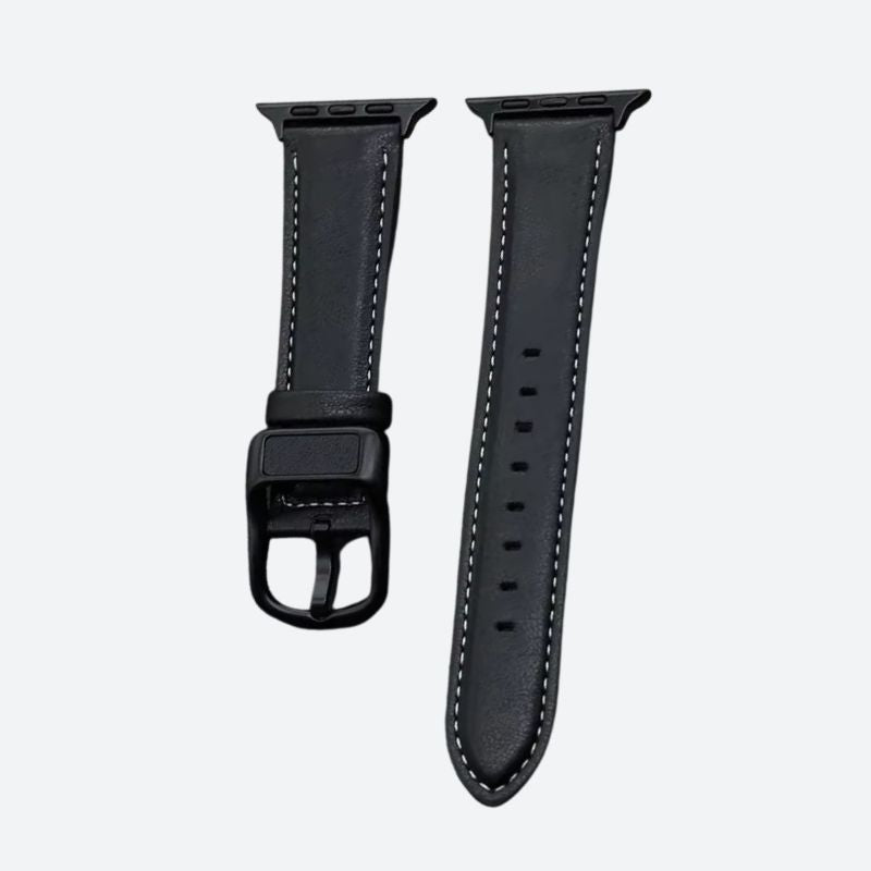 Stitched Leather Watch Strap