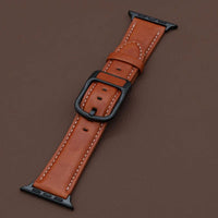 Stitched Leather Watch Strap
