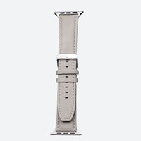 Leather and Silicone Watch Strap