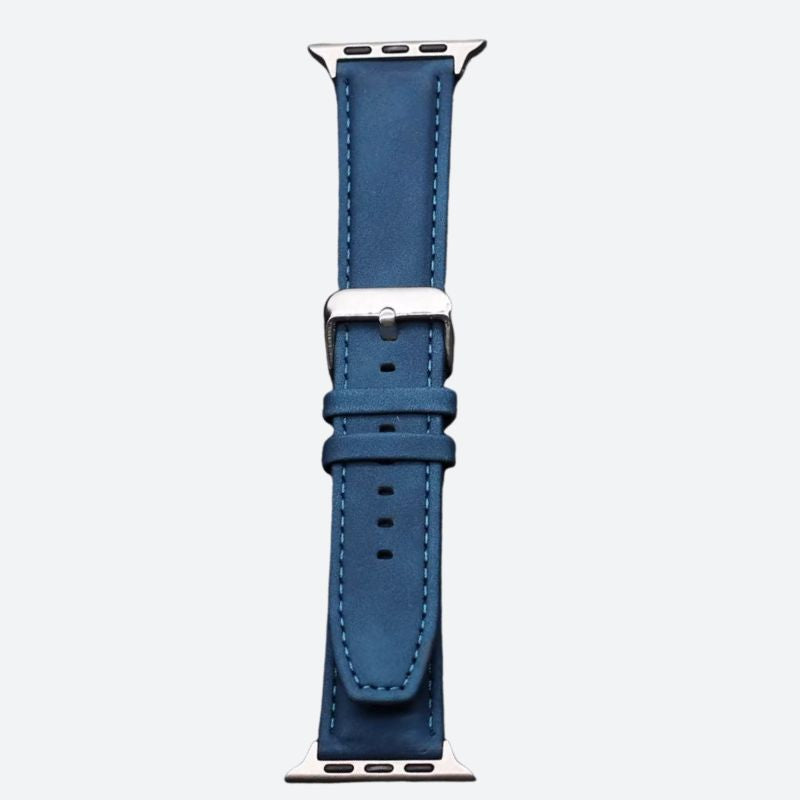 Leather and Silicone Watch Strap