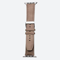 Leather and Silicone Watch Strap