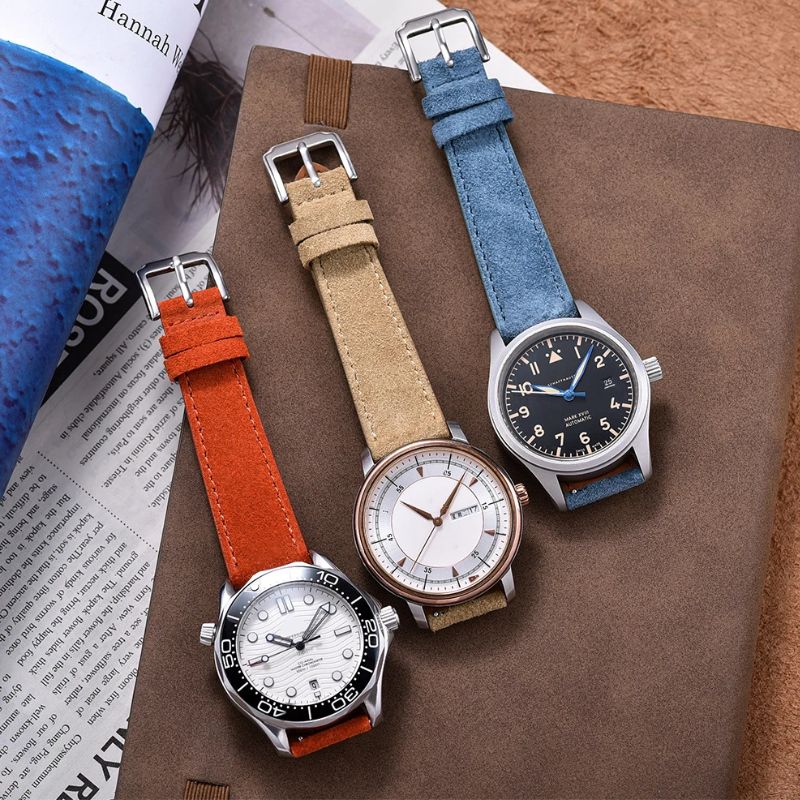 19mm Suede Watch Strap