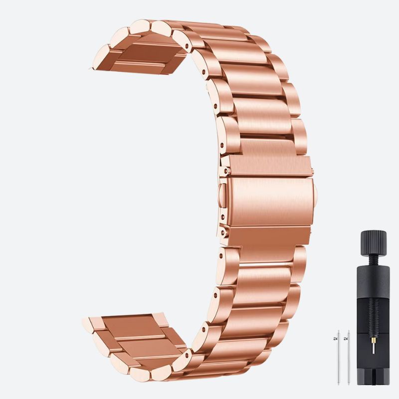Stainless steel link smartwatch bracelet