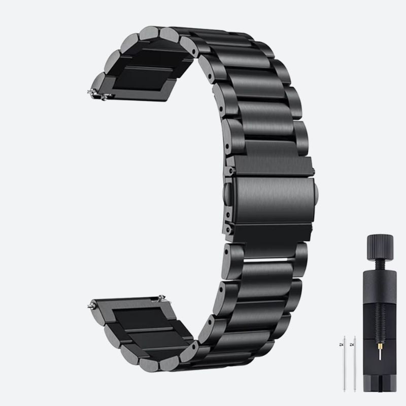 Stainless steel link smartwatch bracelet