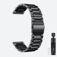 Stainless steel link smartwatch bracelet