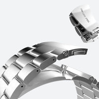 Stainless steel link smartwatch bracelet
