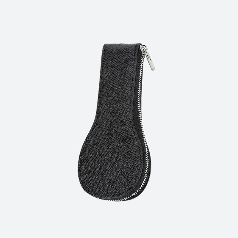 Leather Travel Zippered Watch Case