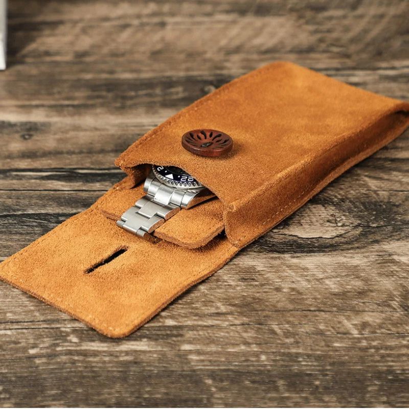 Travel Suede Watch Case