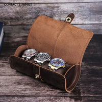 Leather Travel Watch Case