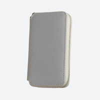 Leather travel watch case with 2 compartments