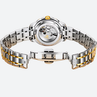 Women's Automatic Watch with Two-Tone Strap & Phosphorescent Hands