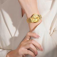 Women's Automatic Gold-Tone Water Resistant Watch 30mm