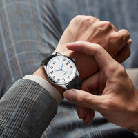 Men's Automatic Watch with Leather Strap