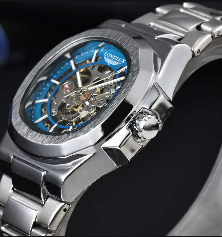 Modern Men's Automatic Skeleton Watch