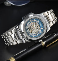 Modern Men's Automatic Skeleton Watch