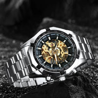 Automatic Skeleton Watch with Sporty Look