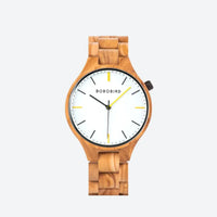 Men's Wooden Watch, Clean Design