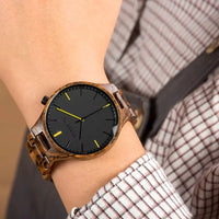 Men's Wooden Watch, Clean Design