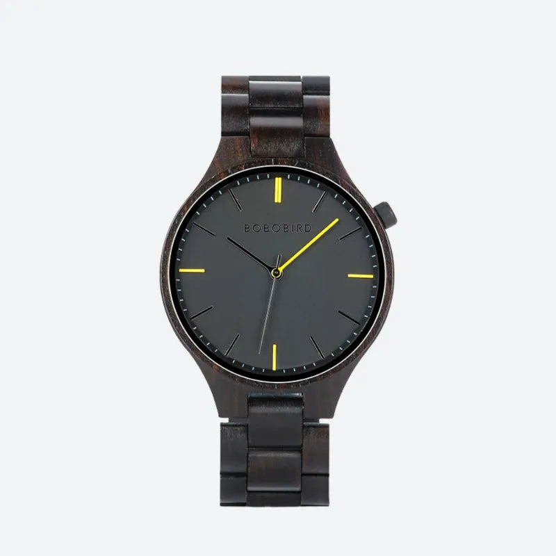 Men's Wooden Watch, Clean Design