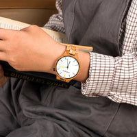 Men's Wooden Watch, Clean Design