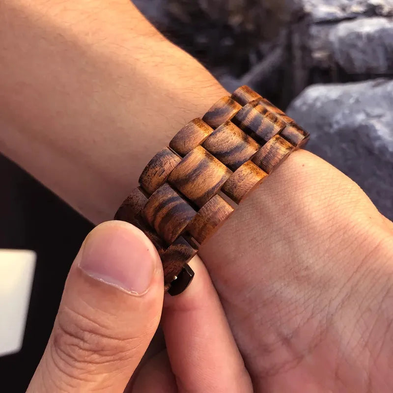 Men's Wooden Watch, Clean Design