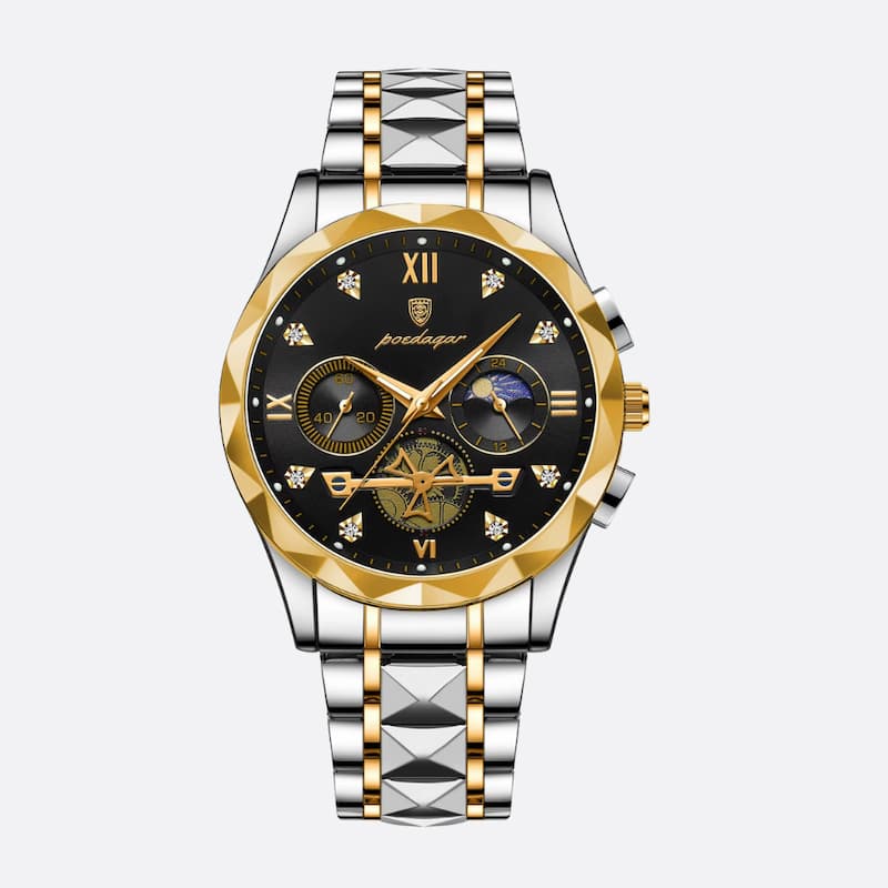 Luxury Multifunctional Quartz Men's Chronograph Watch