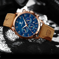 Men's Chronograph Watch, Business Casual Style