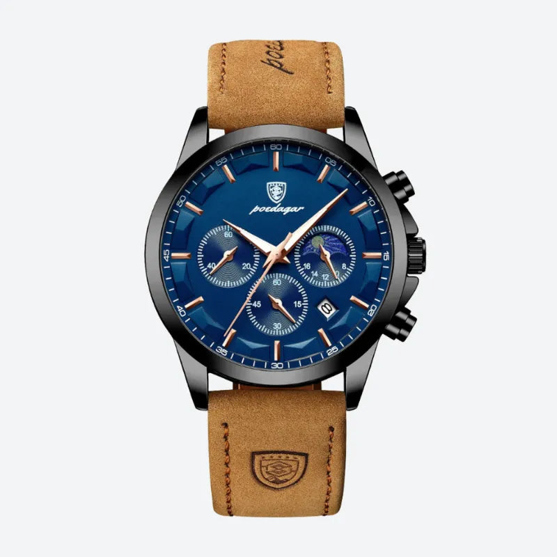 Men's Chronograph Watch, Business Casual Style