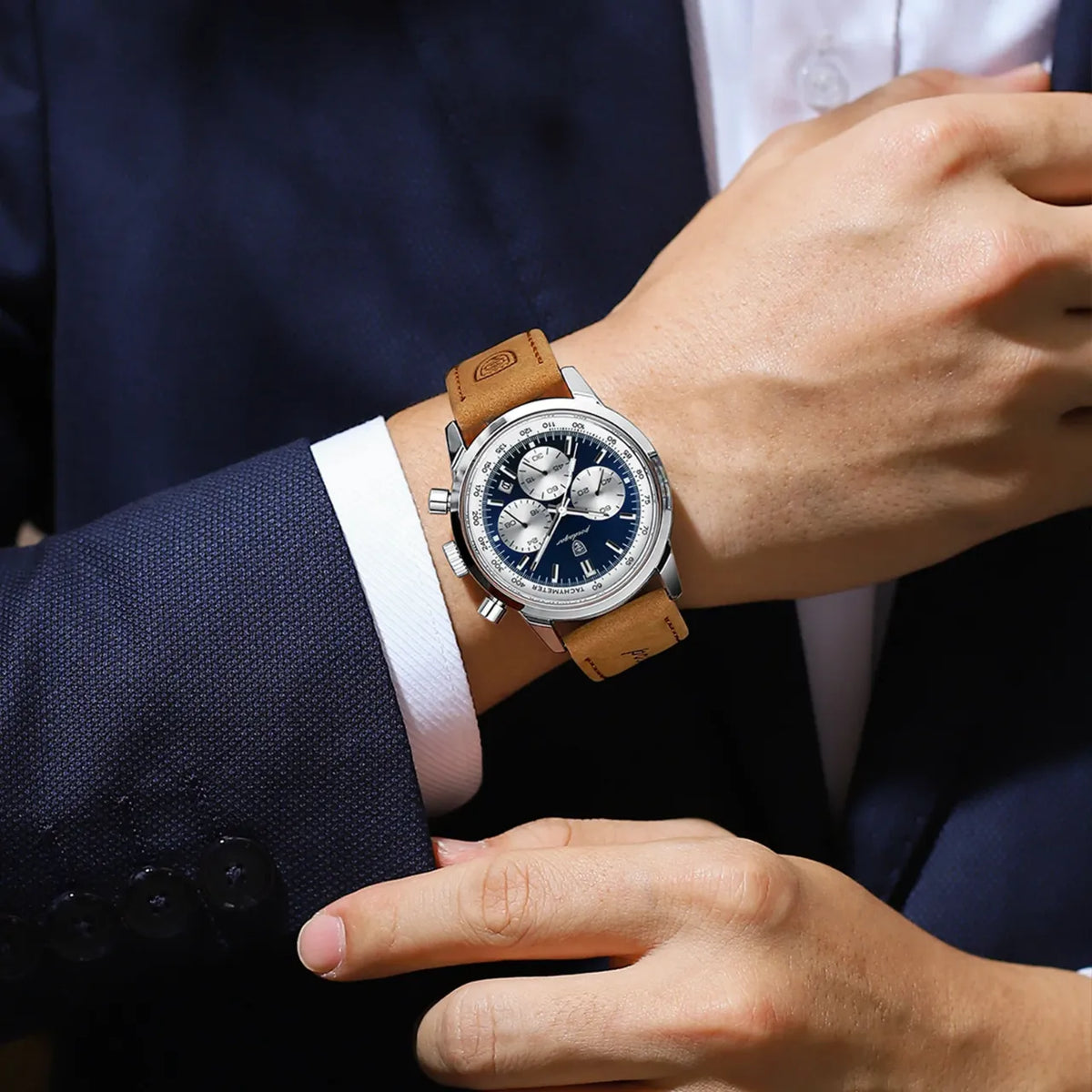 Men's Sporty Elegant Chronograph Watch