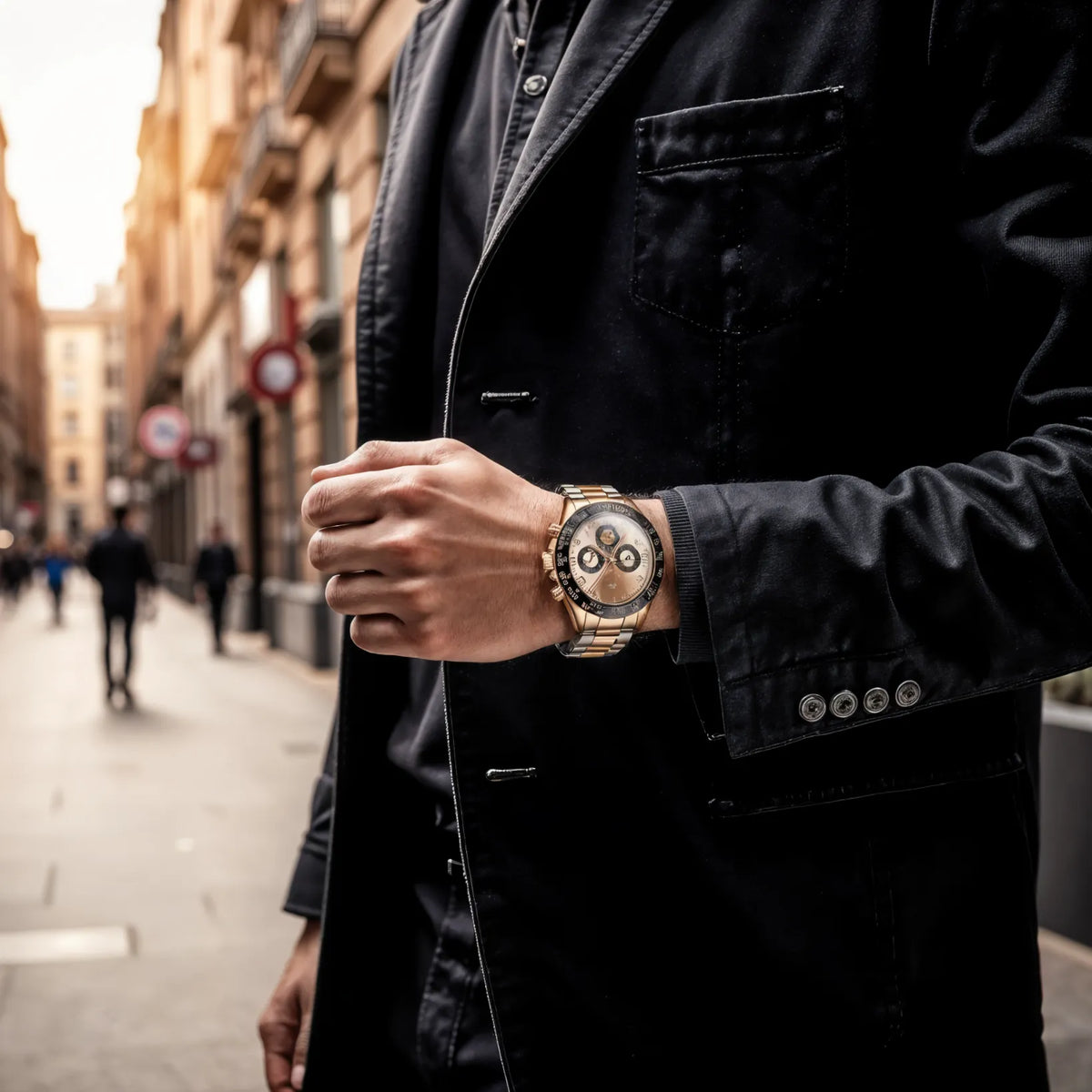 Men's Chic Design Quartz Chronograph Watch