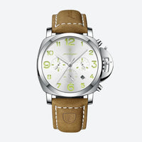 Men's Vintage Aviator Style Chronograph Watch