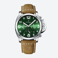 Men's Vintage Aviator Style Chronograph Watch