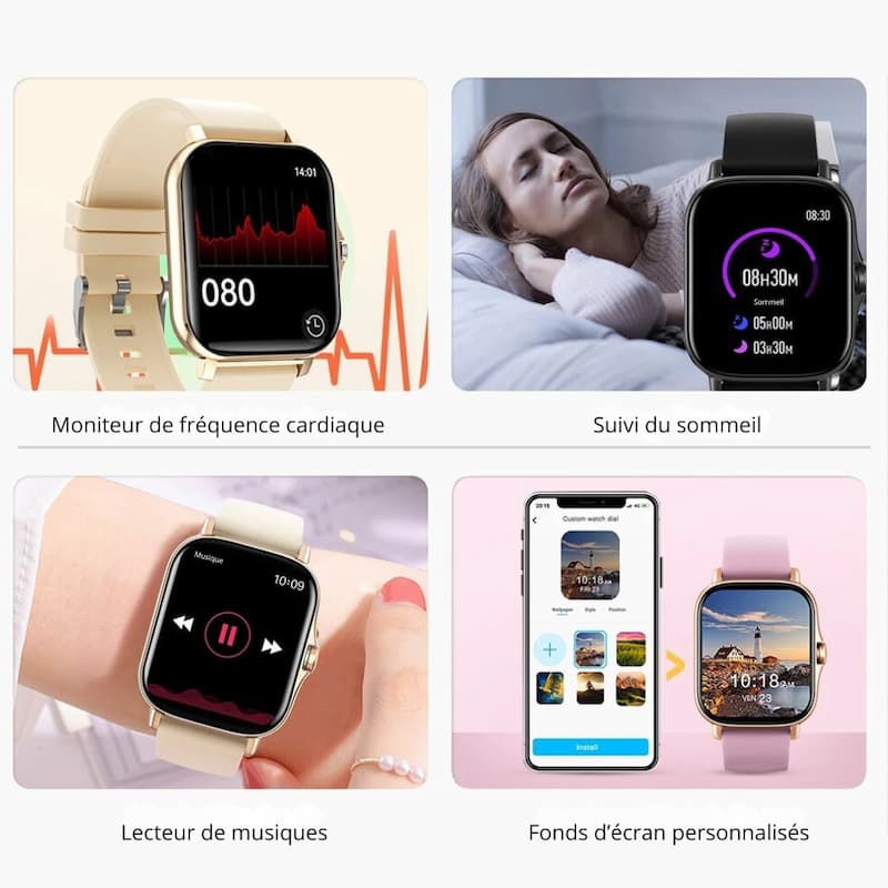 Men's Smartwatch with Touchscreen, Health Tracking and Notifications