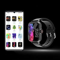 Women's Smartwatch with Gold Dial and Touch Crown