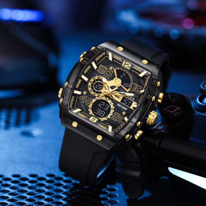 Men's Digital Sport Watch, Analog-Digital with Chronograph