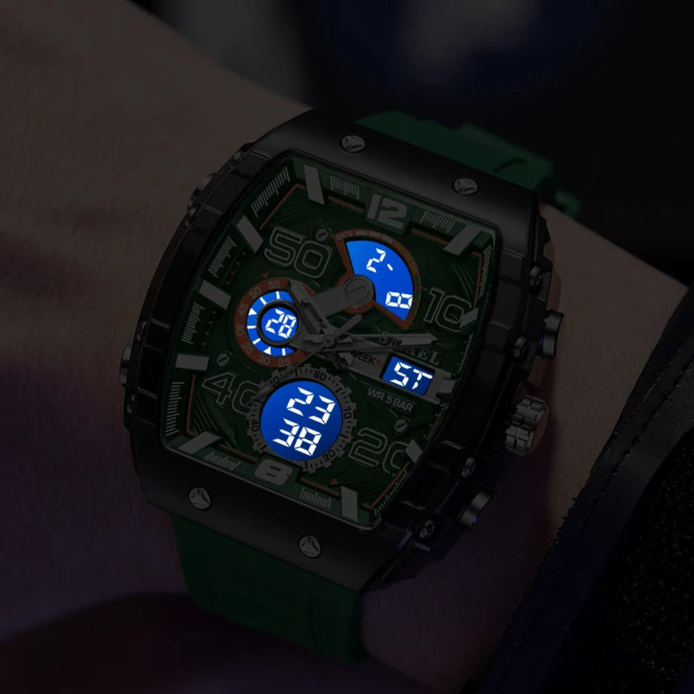 Men's Digital Sport Watch, Analog-Digital with Chronograph