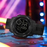 Men's Digital Sports Watch, Silicone Strap