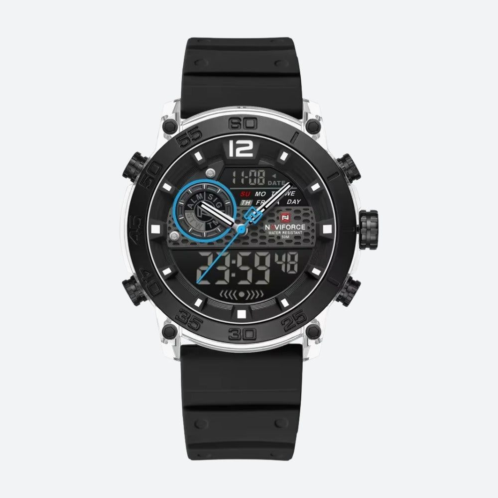 Men's Digital Watch, Dual Display, Chronograph