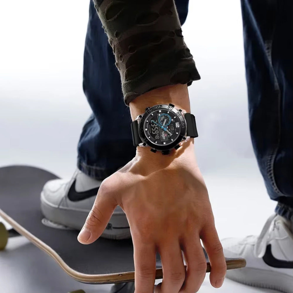 Men's Digital Watch, Dual Display, Chronograph