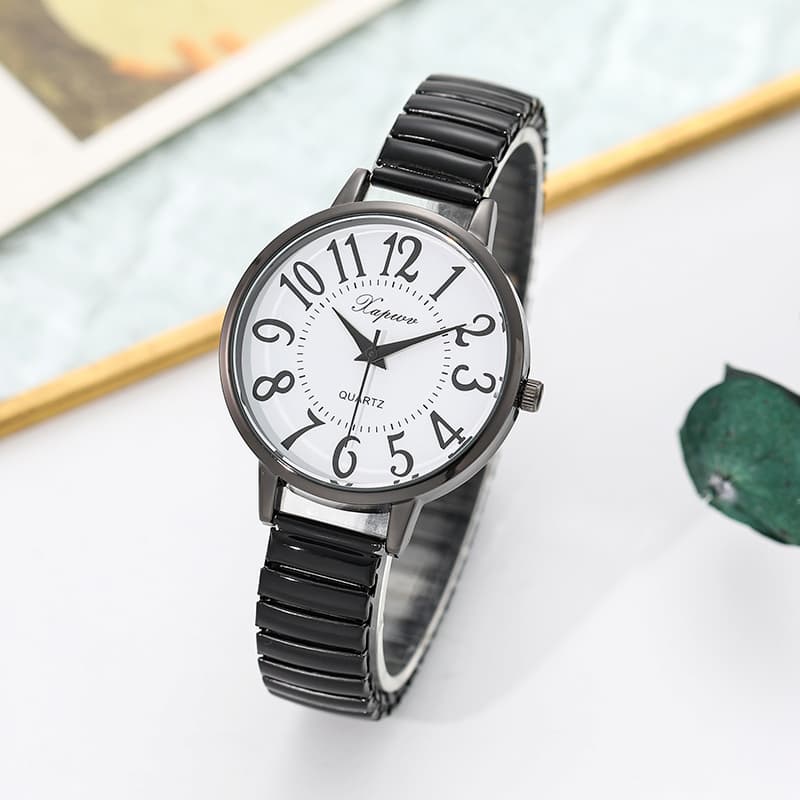 Women's Quartz Watch with Large Arabic Numerals