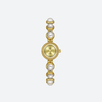 Elegant Medieval Pearl Quartz Women's Watch