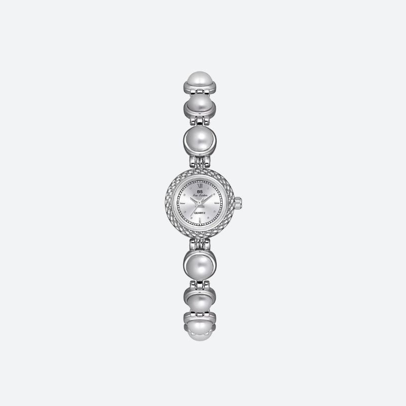 Elegant Medieval Pearl Quartz Women's Watch Image