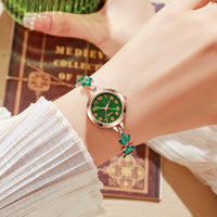 Elegant Round Rhinestone Women's Watch
